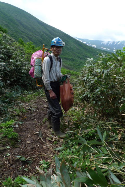 山の清掃する渡辺